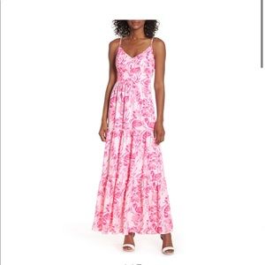 NWT 14 Lilly Pulitzer Melody Maxi in Flamingle